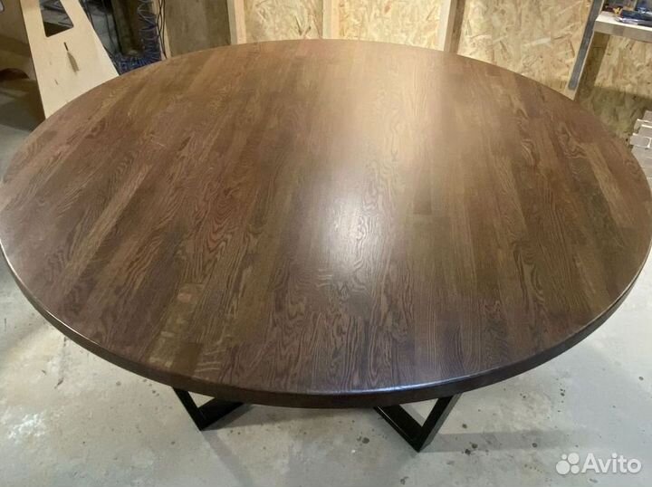 Стол кухонный, деревянное подстолье