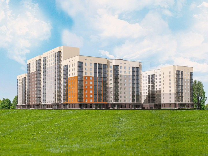 2-к. квартира, 45,7 м², 1/14 эт.