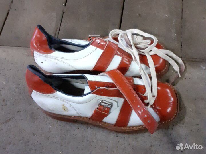 Боты для тяжелой атлетики с купальником СССР