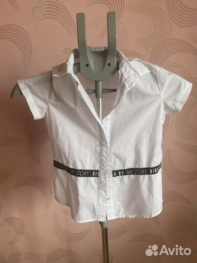 Рубашка белая для девочки