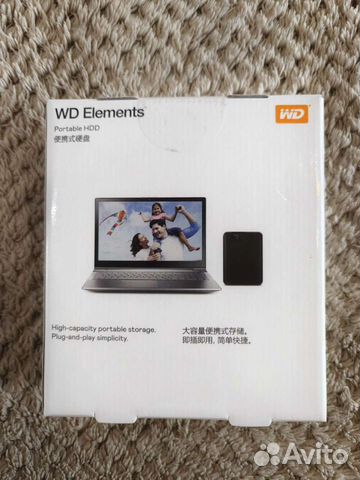 2 тб Внешний диск Western Digital WD Elements