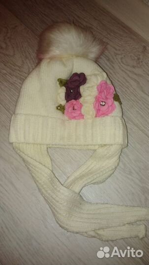 Шапка зимняя на ситепоне 2-4 года