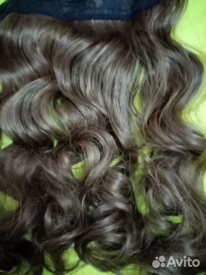 Волосы на заколках новые