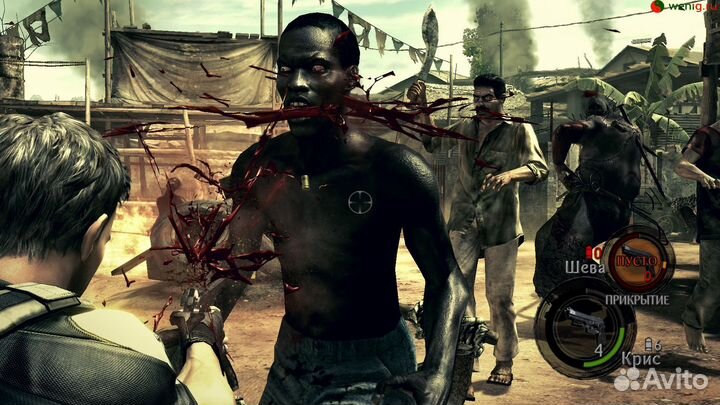 Resident Evil 5 Gold Edition, б/у, множ.царап., ан