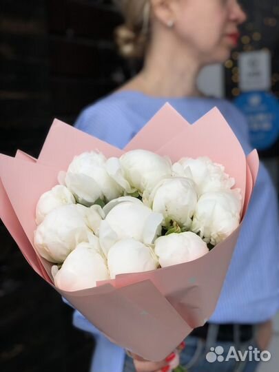 Пионы цветы букеты