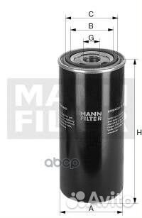 Mann W 1374/7 Фильтр масляный A (HF35356)(5726