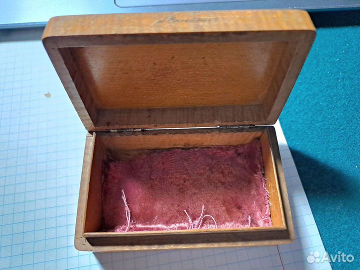 Шкатулка деревянная старинная