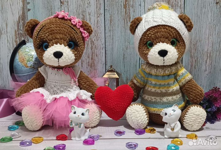 Вязаный мишка