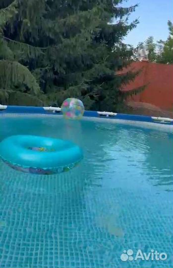 Каркасный бассейн б/у