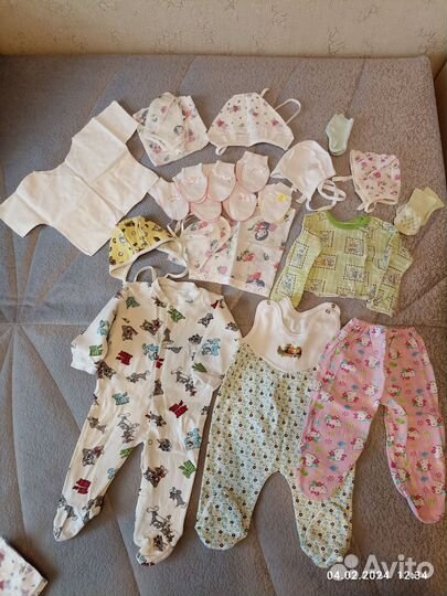 Вещи от 0 до 3 месяцев 56р-74р-80р