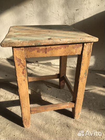 Деревянный табурет. Винтаж. СССР