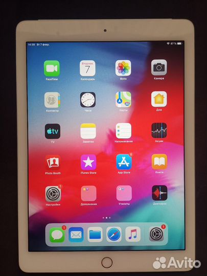 Планшет apple iPad air 2 Wi-Fi 16GB Cel Silver