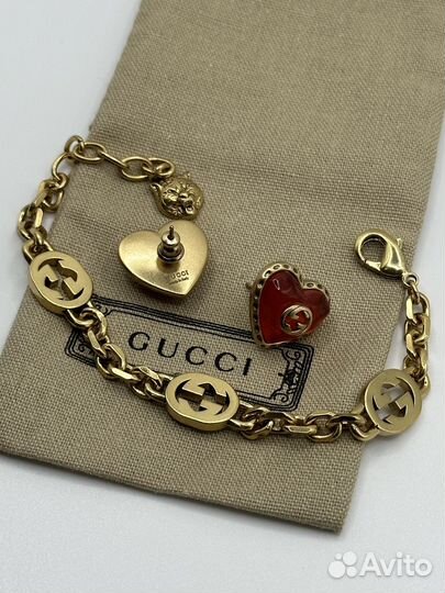 Браслет серьги Gucci Гуччи