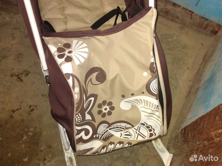 Детские санки коляска с колесами