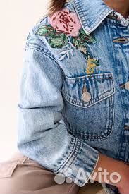 Куртка джинсовая на девочку 7лет. Next