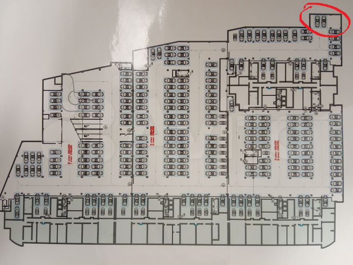 Машиноместо, 25 м²