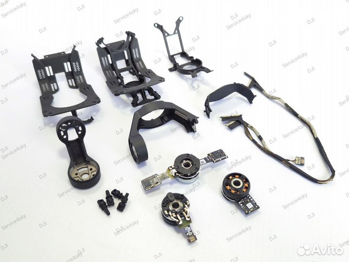 DJI Mavic 3 подвес, моторы, шлейф