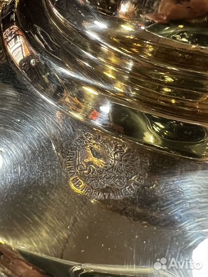 Антикварный самовар, угольный, насл. Баташева