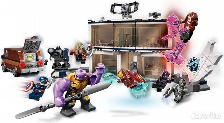Новый Lego 76192 «Мстители: Финал» решающая битва