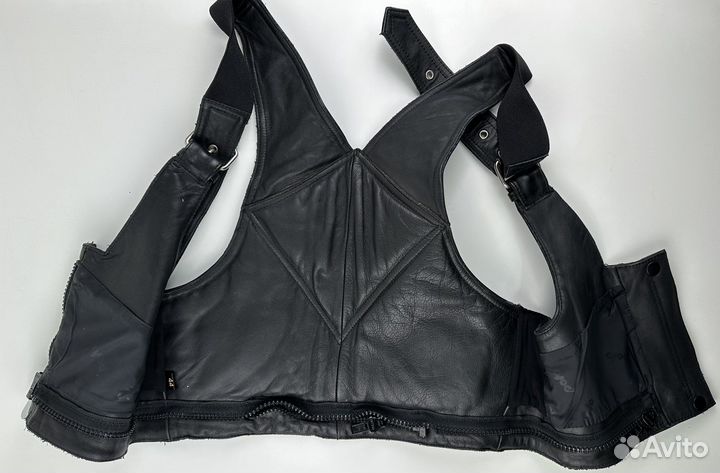 Мото жилет кожаный женский Polo 44