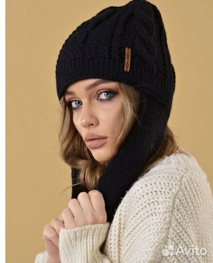 Шапка женская вязаная