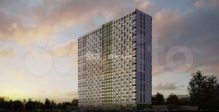 Квартира-студия, 27,1 м², 3/27 эт.