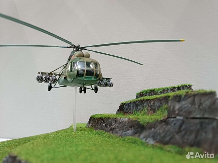 Вертолет Ми-8мт в горах