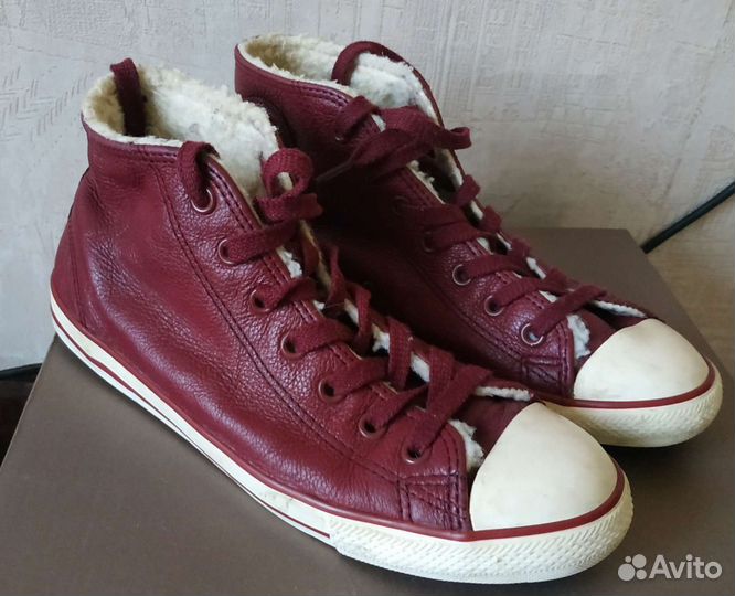 Кеды Converse кожаные р. 37-38