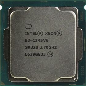 Процессор для серверов и рабочих станций CPU Intel, Xeon E3 1245v6,8 MB Cache, 3,7 Ghz, 4 Core, LGA1