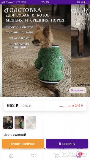 Одежда для собак