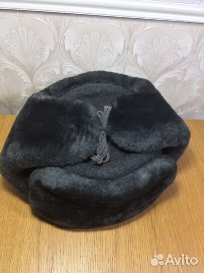 Мужская шапка ушанка военная меховая 54 р-р