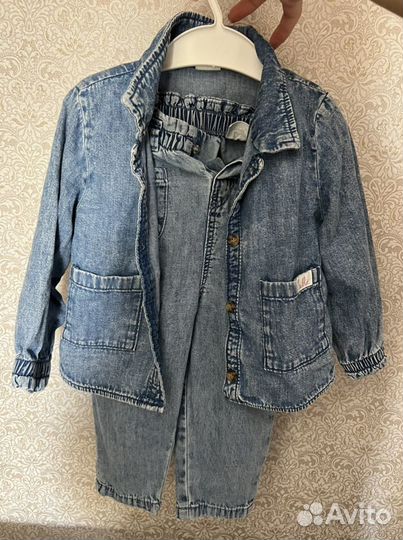 Джинсовая рубашка hm