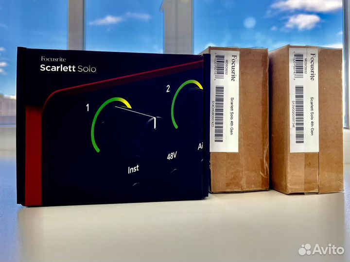 Focusrite Scarlett Solo 4th gen Новая