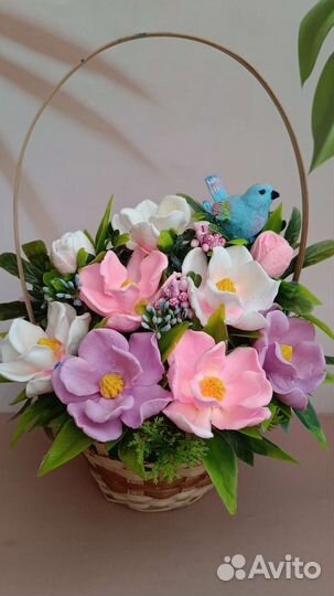 Букет из мыла ручной работы