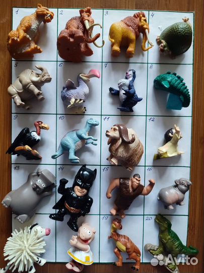 Игрушки Чупа чупс, киндер и др