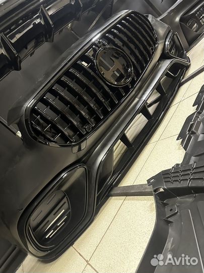 Mercedes benz w223 обвес 6.3 amg night packet