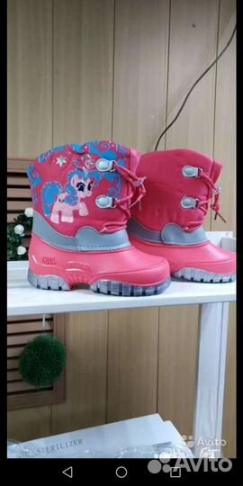 Сапоги зимние для девочки