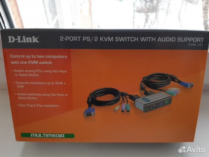 Переключатель D-link KVM-121