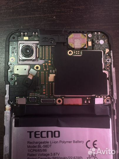 Tecno pova 4 pro, плата, камеры, шлейфа