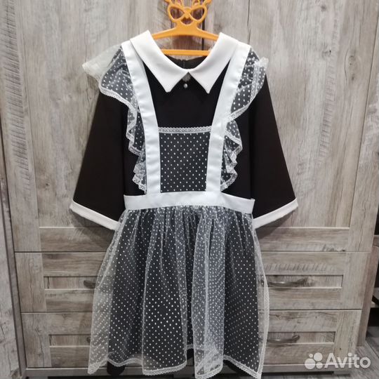 Школьная форма с фартуком