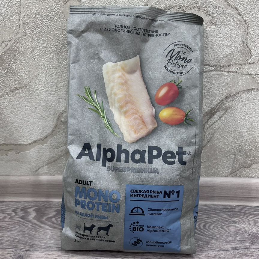 Корм alphapet для собак