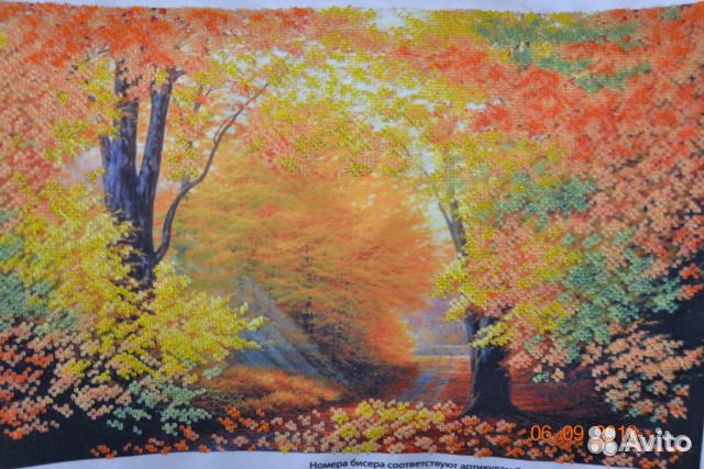 Картины, вышитые бисером