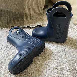 Crocs rain boot резиновые сапожки детские