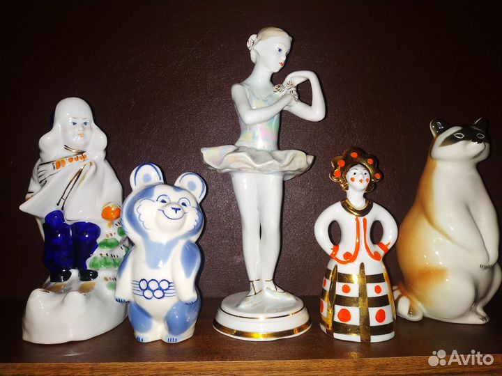 Фарфоровые статуэтки СССР лфз Дулёво Вербилки