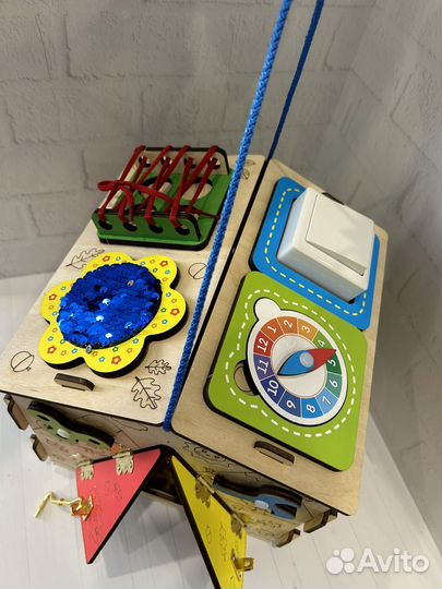 Бизиборд (бизидом) новый, деревянный