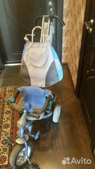 Велосипед коляска детский