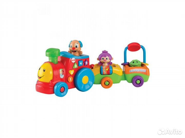 Паровозик ученого щенка Fisher Price