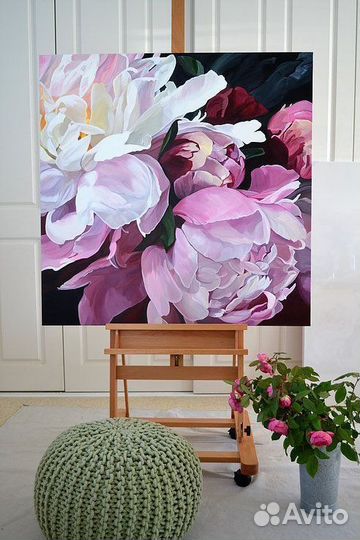 Интерьерная картина Пионы