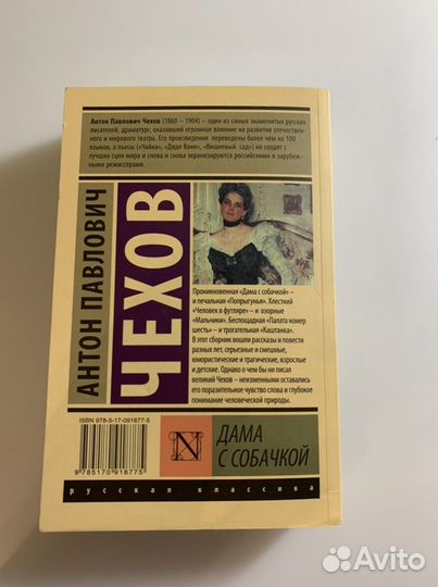 Книга А.П. Чехов «Дама с собачкой»