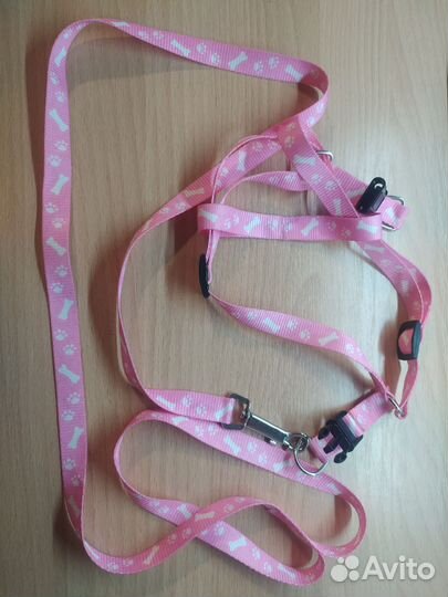 Шлейка с поводком